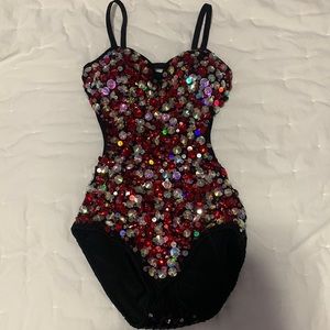 Glamour costumes one piece jazz/musical theater dance costume